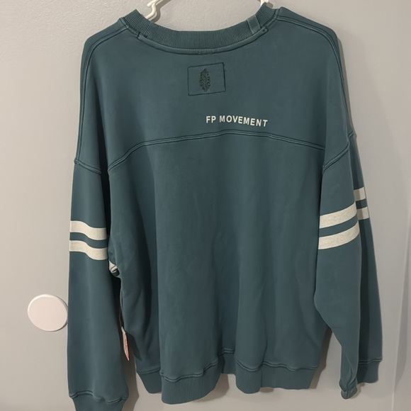 FP Movement All Star Logo Pullover Midnight Jade Combo Size Medium - Picture 9 of 11